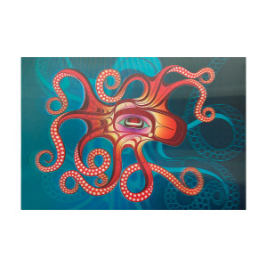 3D Lenticular Art Card - Octopus (Nuu)
