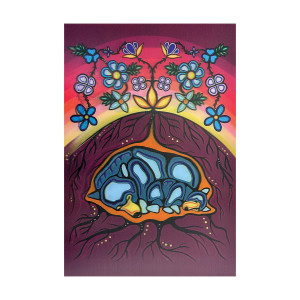 3D Lenticular Art Card - Sleeping Bears