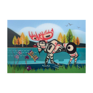 3D Lenticular Art Card - Moose