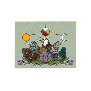 Folding Card - The Seven Teachings