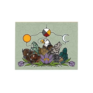 Folding Card - The Seven Teachings