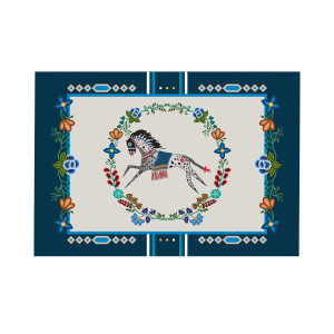 Postcard - Horse (Gidagiza Mishtadim)