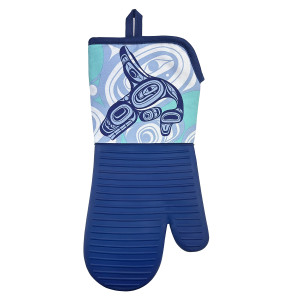Silicone Oven Mitt - Whale