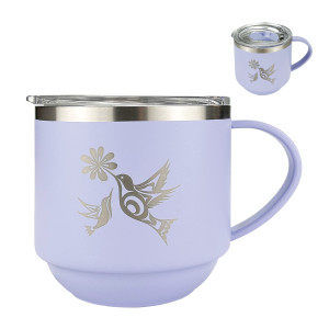 Stackable Travel Mug (11oz) - Hummingbirds