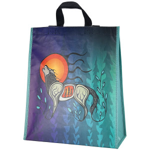 Eco Bag Large - Wolf (Ma'iingan)