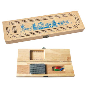 3-Track Cribbage Board - All My Relatives (Indinawemaaganidag)