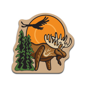 3D Magnet - Moose (Mooze)