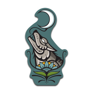 3D Magnet - Wolf - Humility