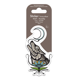 Sticker - Wolf - Humility