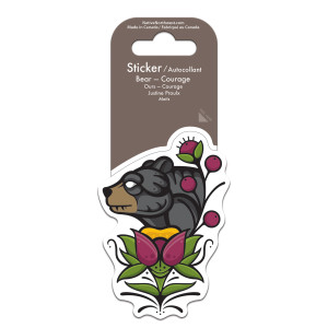 Sticker - Bear - Courage
