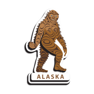 3D Magnet - Sasquatch (Alaska)