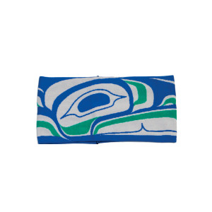 Headband - Raven - Green and Grey Headband - Raven - Green and Grey