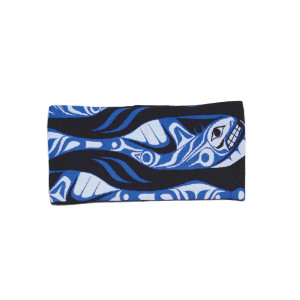 Headband - Whale Paddle - White and Black