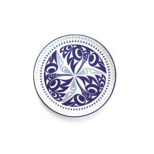 Porcelain Art Plate - Hummingbird (Yellow) Porcelain Art Plate - Hummingbird (Yellow)