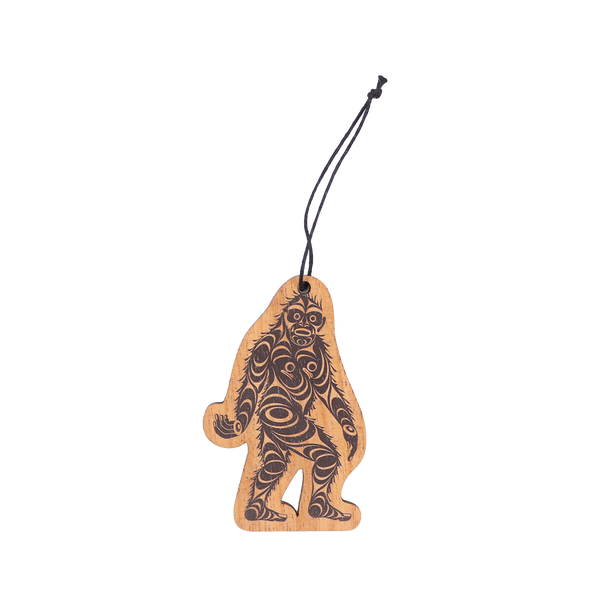 Wood Ornament - Sasquatch