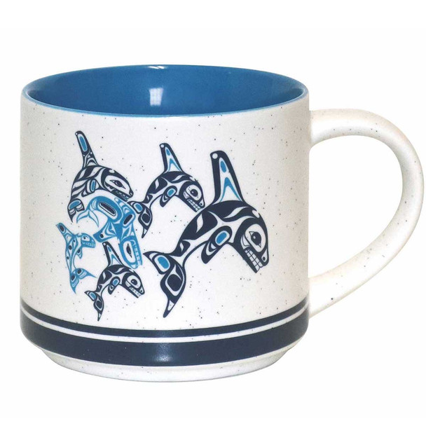 Ceramic Mug (Orca Family)