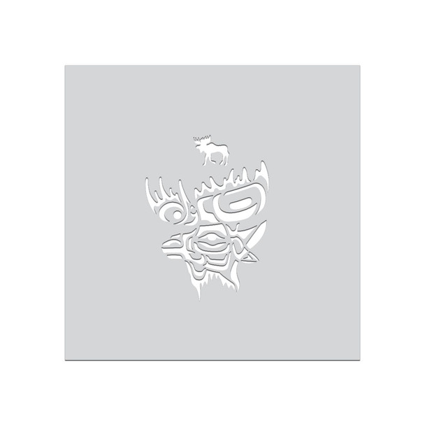 Craft and Cookie Stencil - Moose Crossing