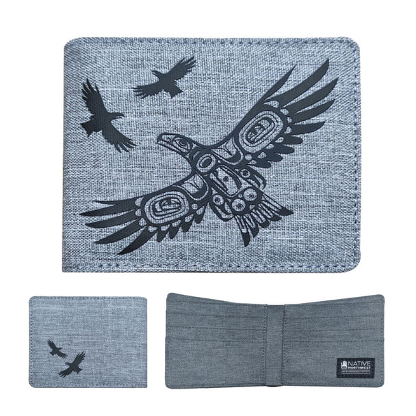 Crosshatch Wallet - Soaring Eagle Crosshatch Wallet - Soaring Eagle