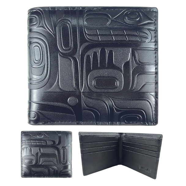Leather Embossed Wallet - Tradition