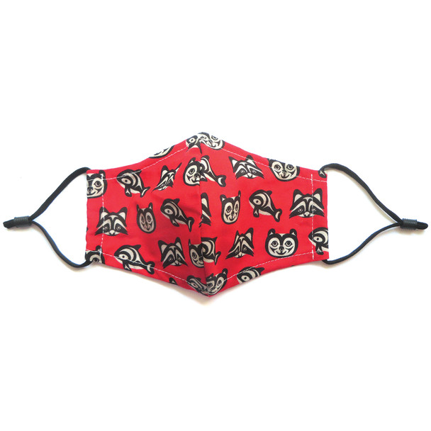 Kids Reusable Cotton Face Mask - Bear and Friends