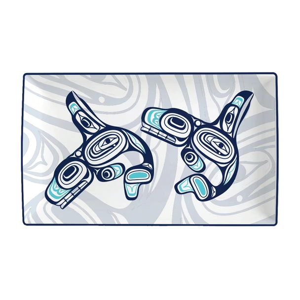 Rectangular Platter - Whale