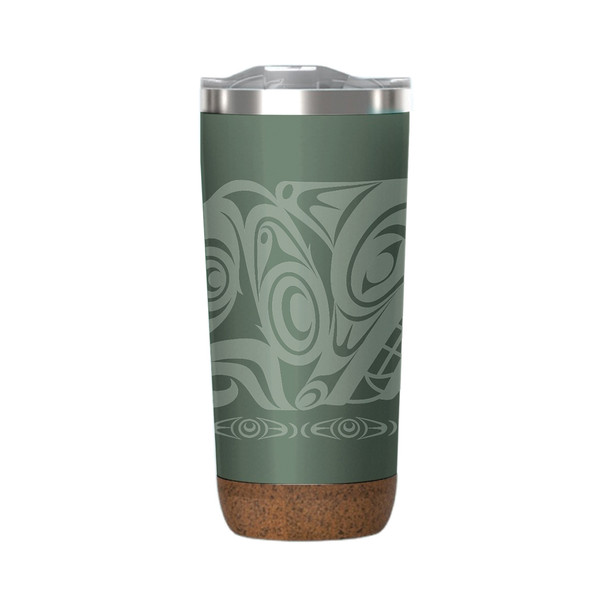 Cork Base Travel Mug (20oz) - Urban Wolf