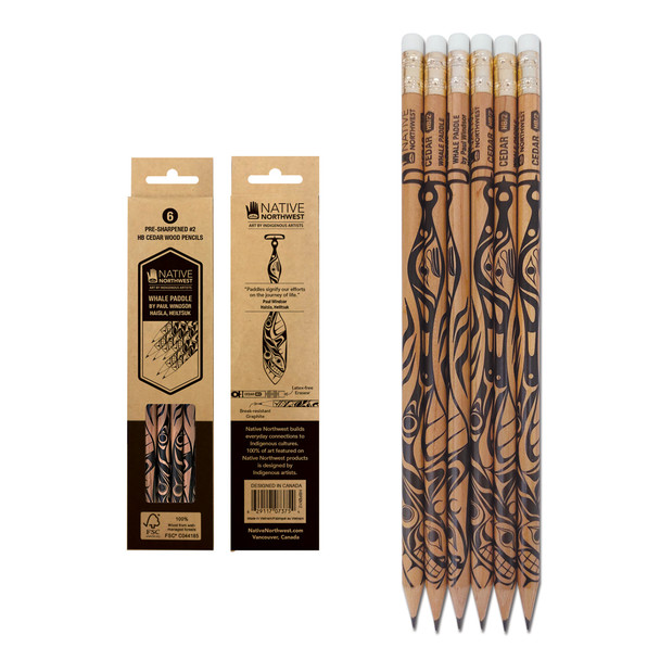 HB Pencils - Whale Paddle HB Pencils - Whale Paddle