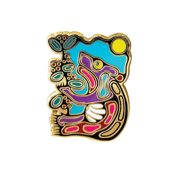 Enamel Pin - Foraging Bear