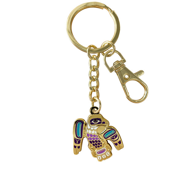 Enamel Keychain - Eagle Flight