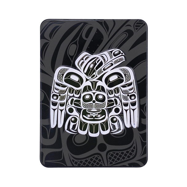 Embossed Metal Magnet - Raven