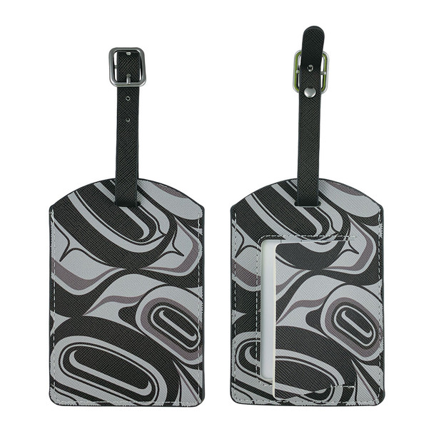 Luggage Tag - Eagle (Black/Grey)