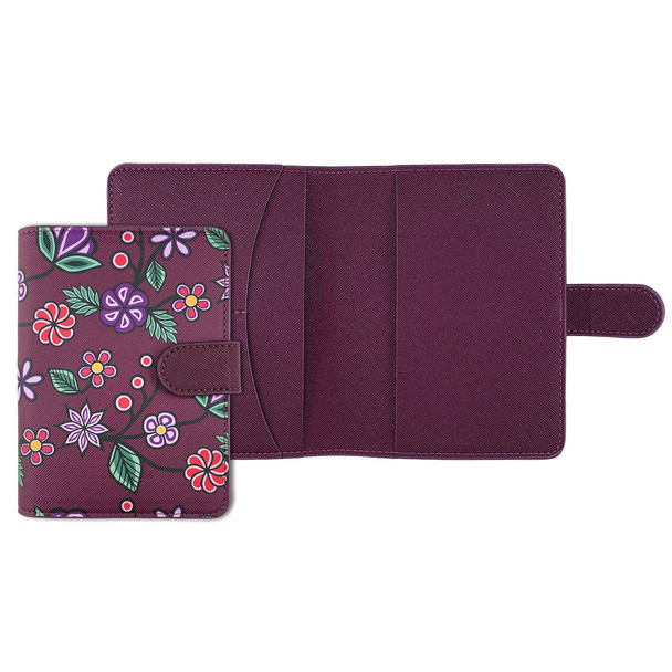 Passport Holder - Ojibwe Florals