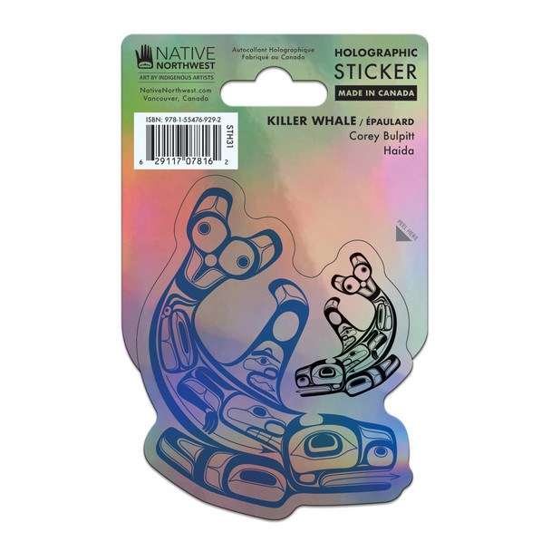 Holographic sticker - Killer Whale