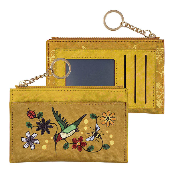 Zippered Card Wallet - Hummingbird (Nenookaasi)