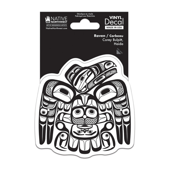 Premium Decals - Raven (Black/White)