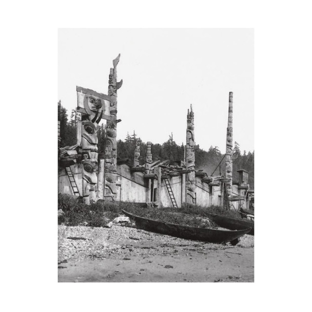 First Peoples Postcard - Haida Poles