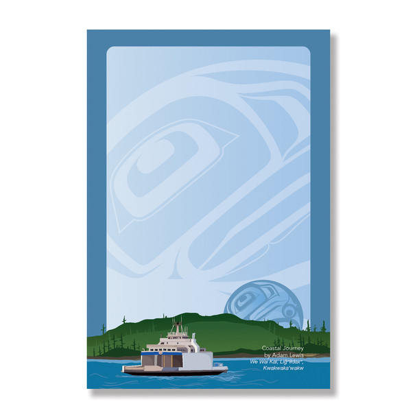 Notepad - Coastal Journey