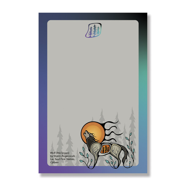 Notepad - Wolf (Ma'iingan)