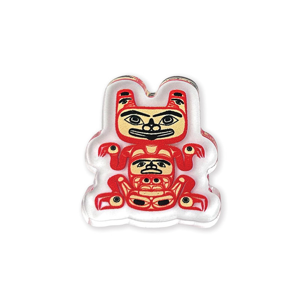 Acrylic Pin - Bear