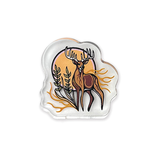 Acrylic Pin - Deer (Waawaashkeshi)