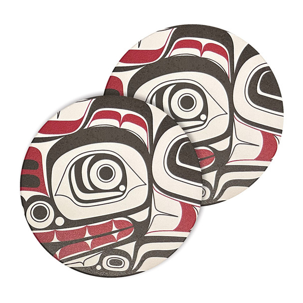 Ceramic Coasters (set of 2) - Matriarch Bear