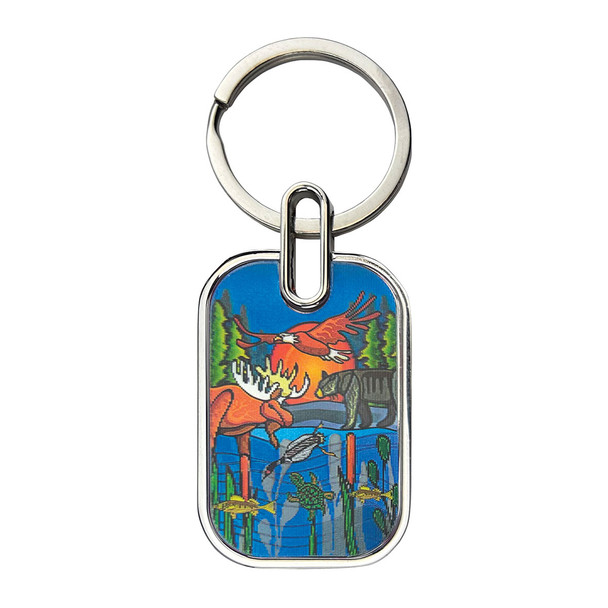 Lenticular Keychain - All My Relatives (Indinawemaaganidag)