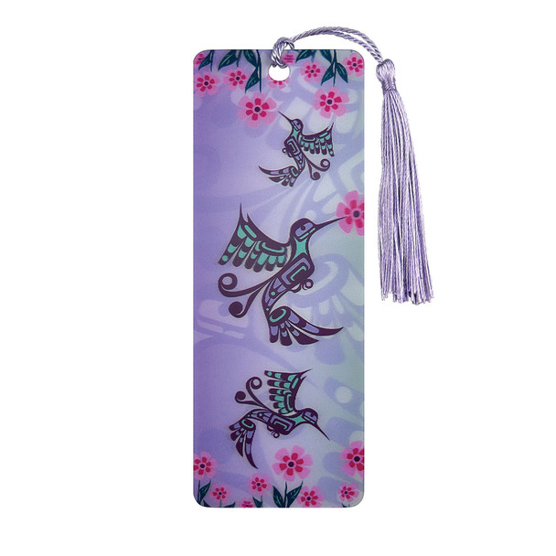 3D Lenticular Bookmark - Hummingbird