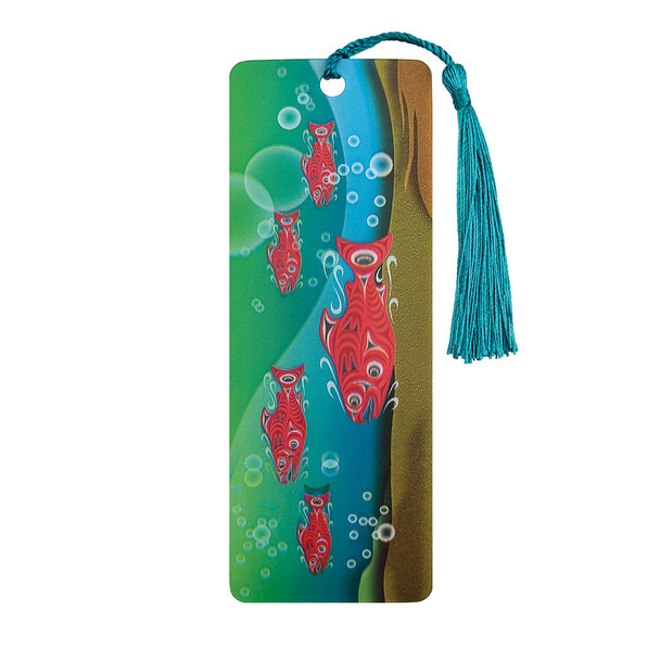 3D Lenticular Bookmark - Coho Salmon