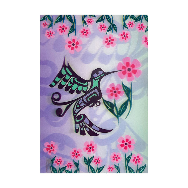 3D Lenticular Art Card - Hummingbird
