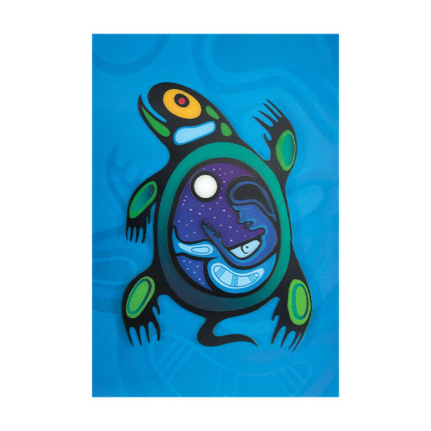 3D Lenticular Art Card - Turtle