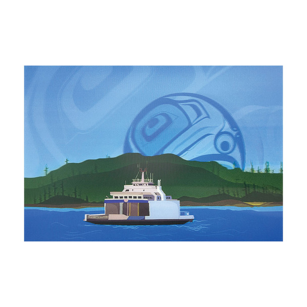 3D Lenticular Art Card - Coastal Journey