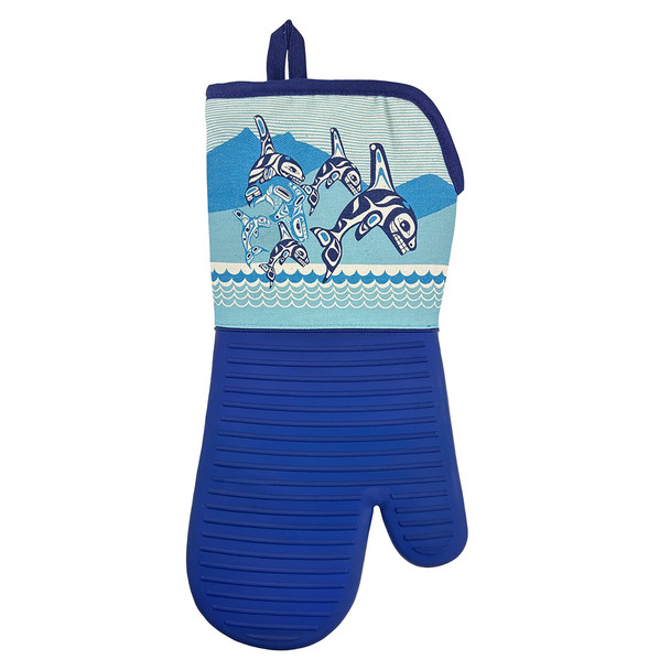 Silicone Oven Mitt - Orca Family