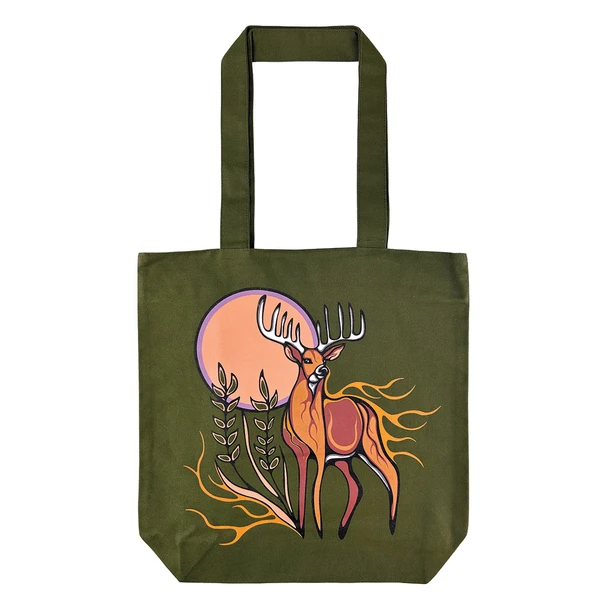 Everyday Canvas Tote - Deer (Waawaashkeshi)