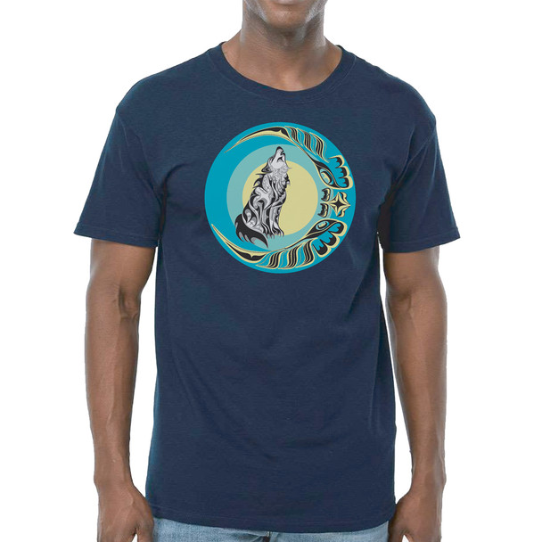 T-shirt - Spirit Wolf and Eagle Moon